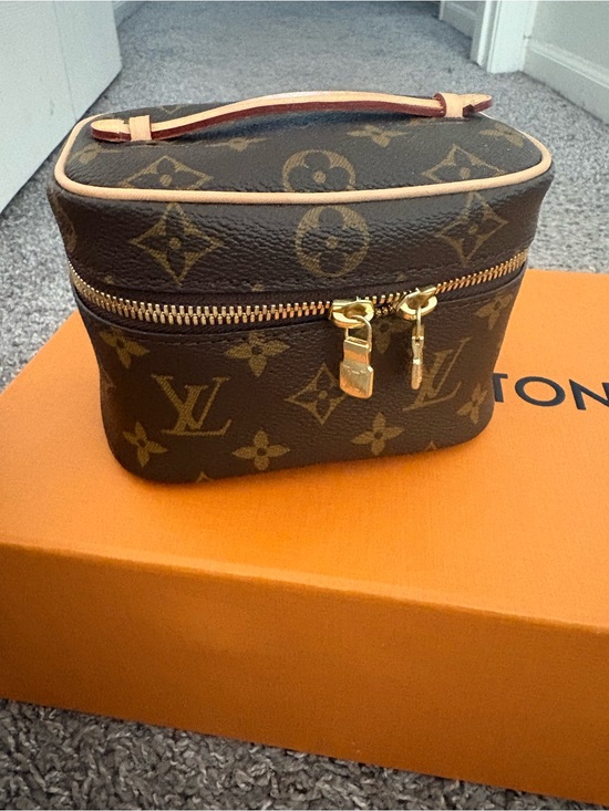 Louis Vuitton Handbags - Louis Vuitton Monogram Cosmetic Case in Beige with Gold Hardware.